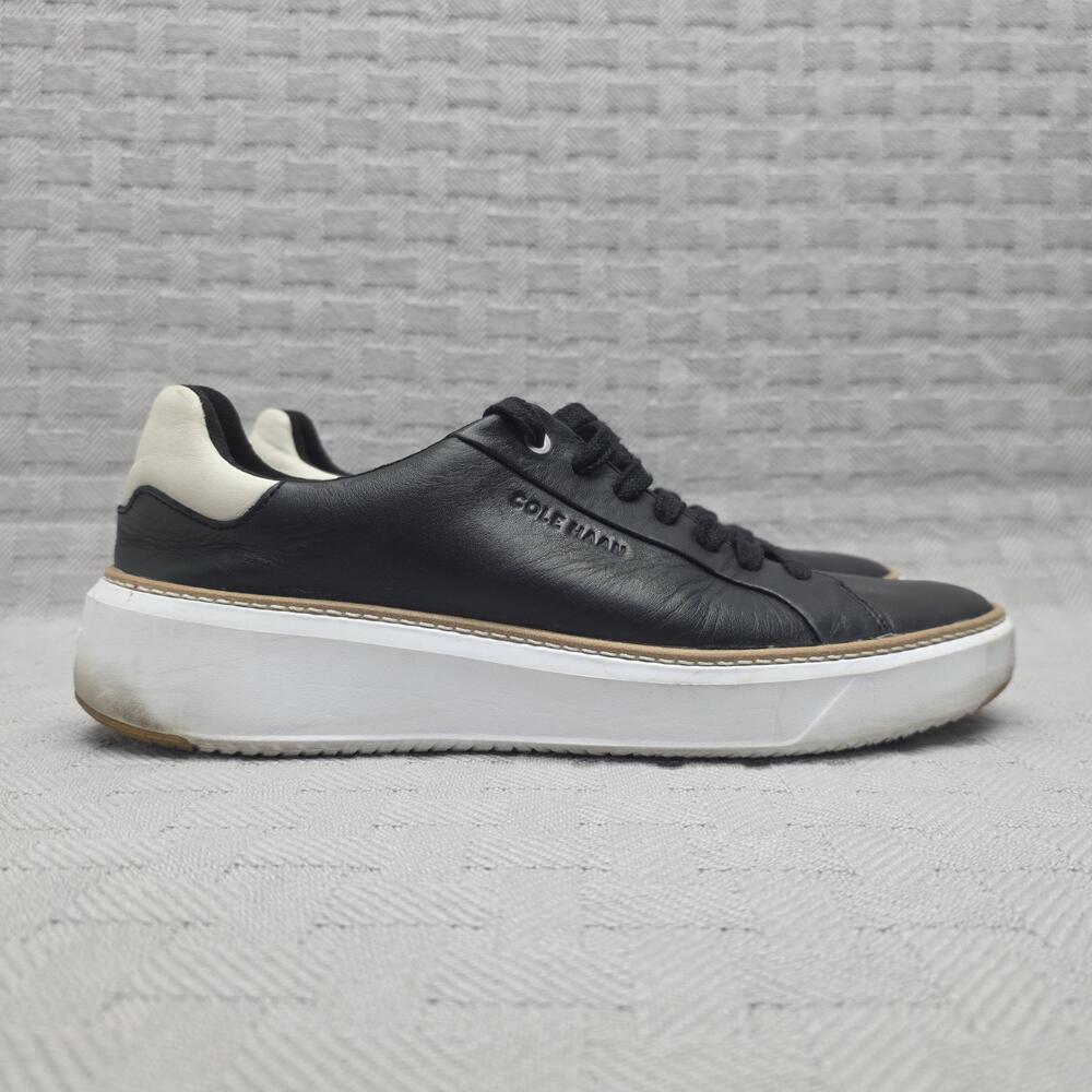 Cole Haan GrandPro Topspin Shoes Mens Size 7.5 Black Casual Sneakers C34225